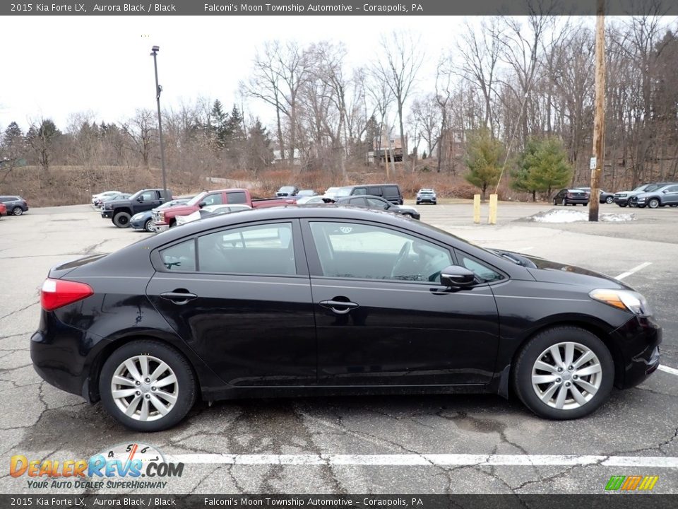 2015 Kia Forte LX Aurora Black / Black Photo #4