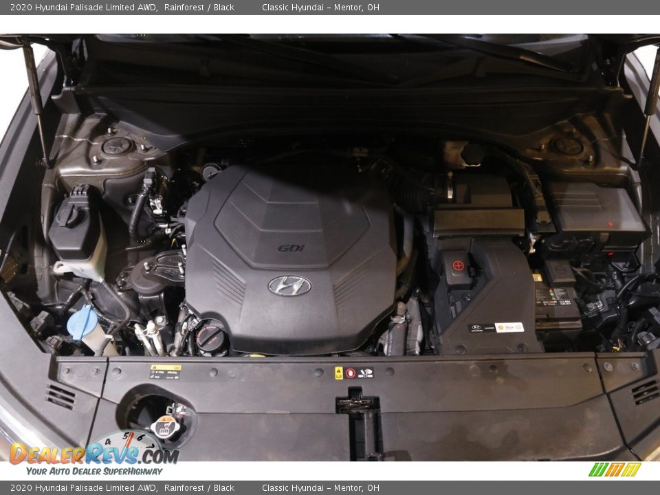 2020 Hyundai Palisade Limited AWD Rainforest / Black Photo #23