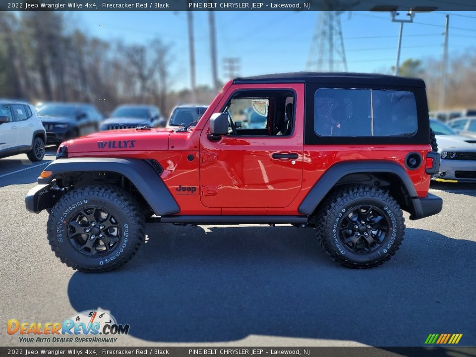 Firecracker Red 2022 Jeep Wrangler Willys 4x4 Photo #3