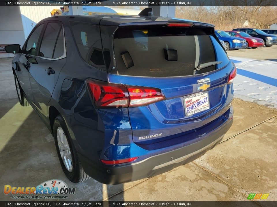 2022 Chevrolet Equinox LT Blue Glow Metallic / Jet Black Photo #9