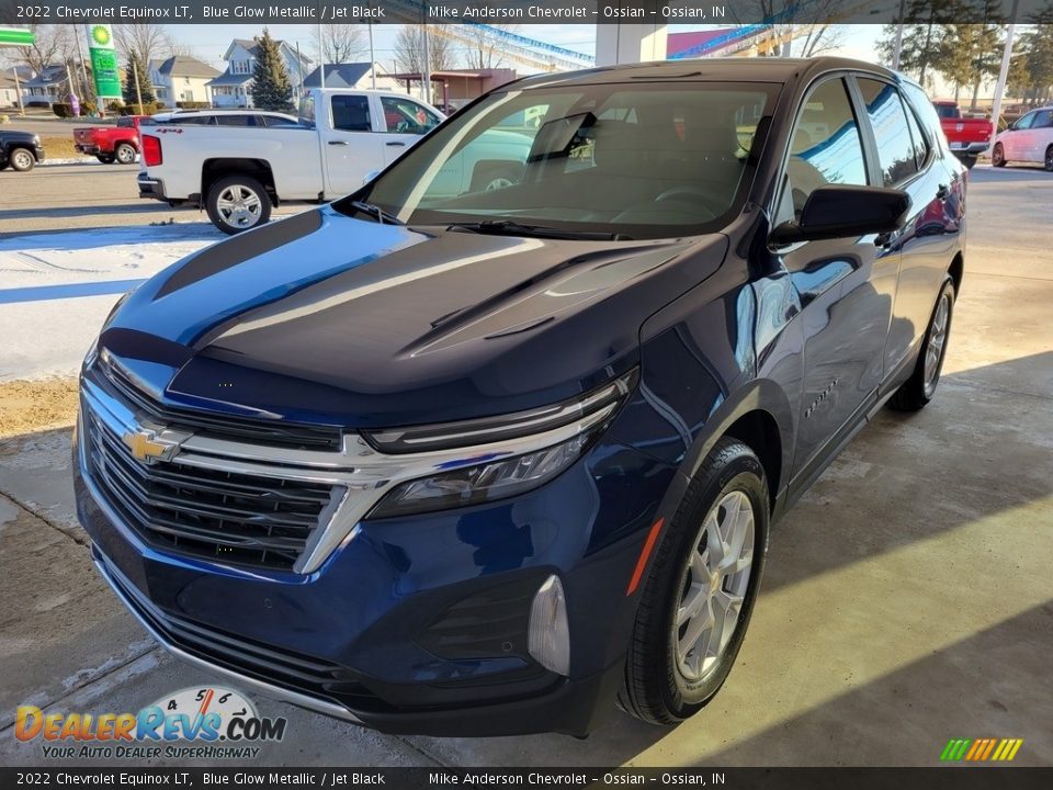 2022 Chevrolet Equinox LT Blue Glow Metallic / Jet Black Photo #10