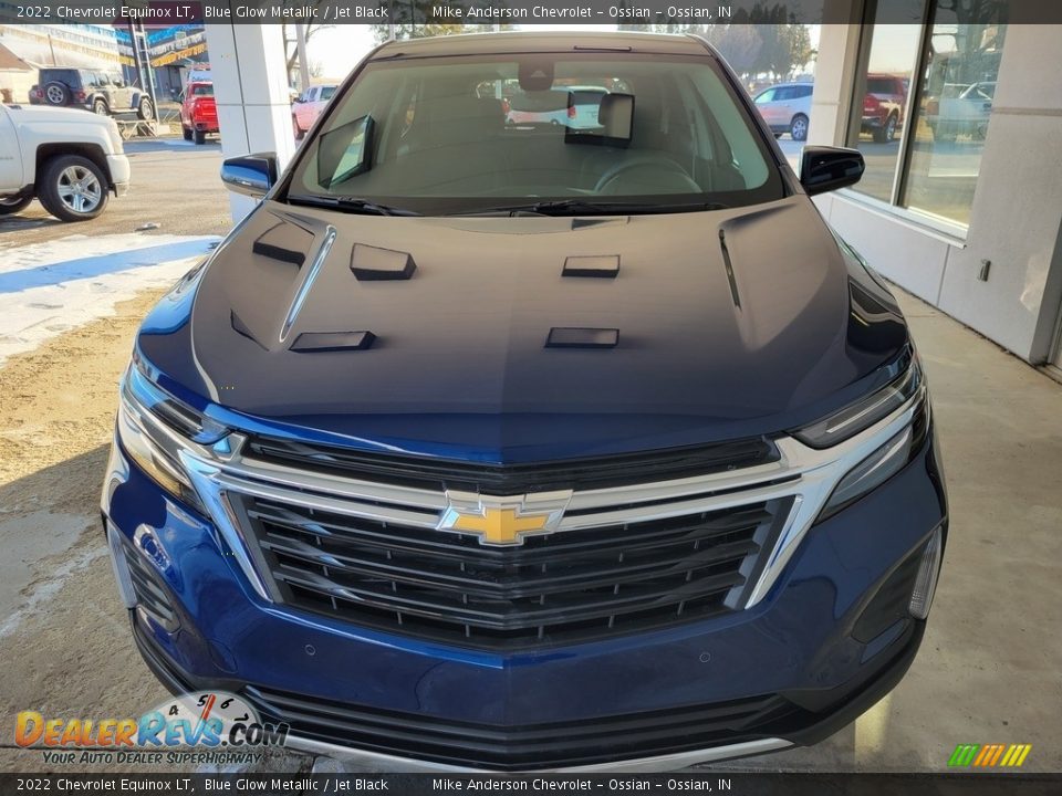 2022 Chevrolet Equinox LT Blue Glow Metallic / Jet Black Photo #11