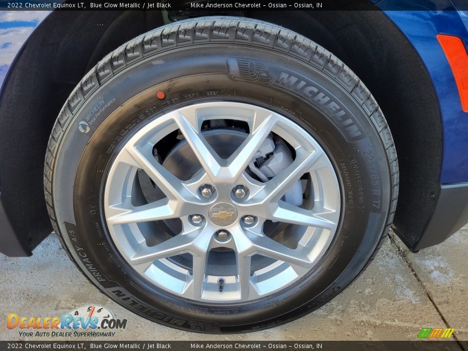 2022 Chevrolet Equinox LT Blue Glow Metallic / Jet Black Photo #13