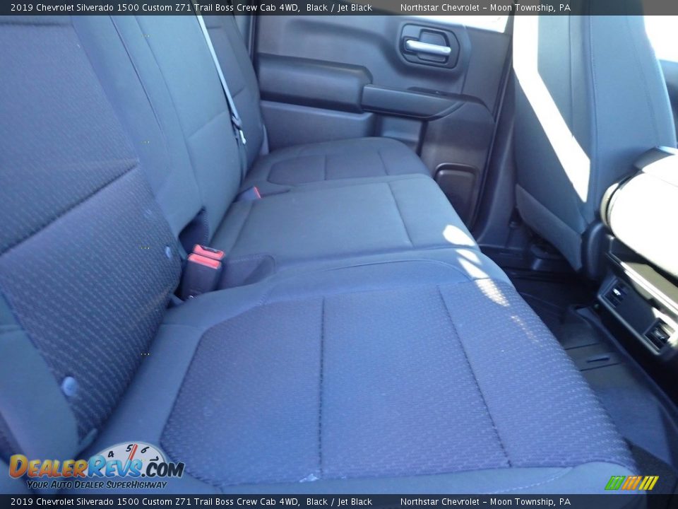 2019 Chevrolet Silverado 1500 Custom Z71 Trail Boss Crew Cab 4WD Black / Jet Black Photo #15