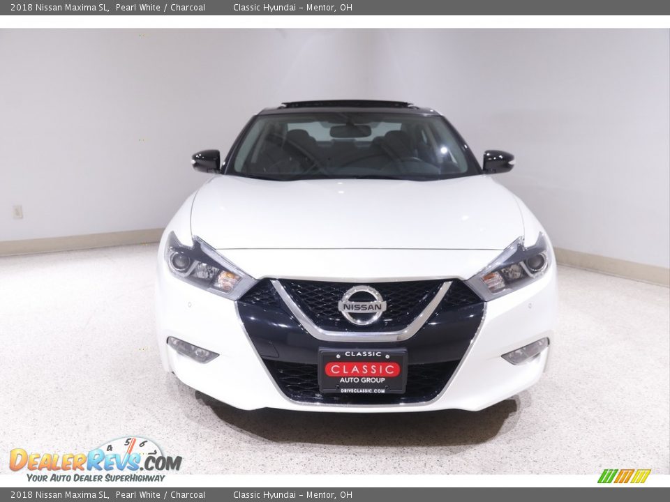 2018 Nissan Maxima SL Pearl White / Charcoal Photo #2