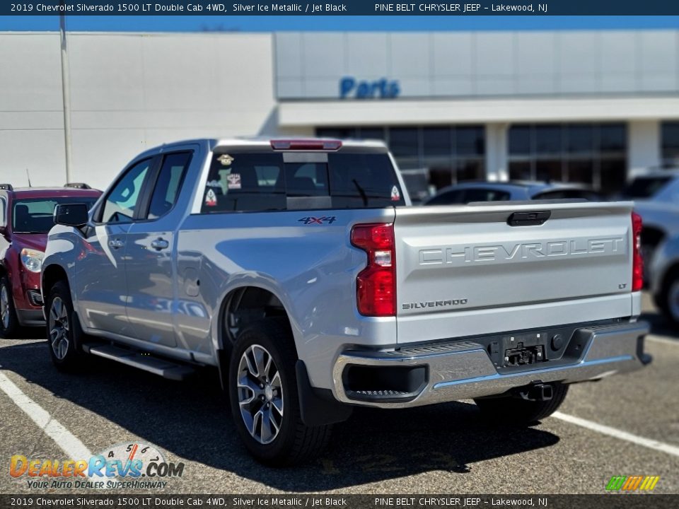 2019 Chevrolet Silverado 1500 LT Double Cab 4WD Silver Ice Metallic / Jet Black Photo #4