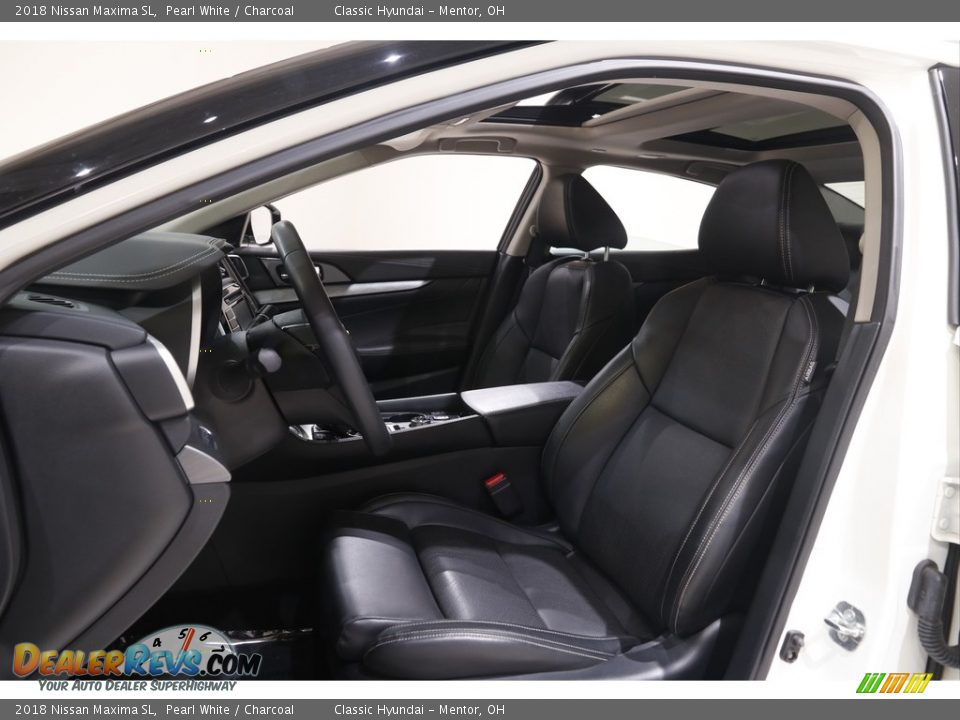 2018 Nissan Maxima SL Pearl White / Charcoal Photo #5