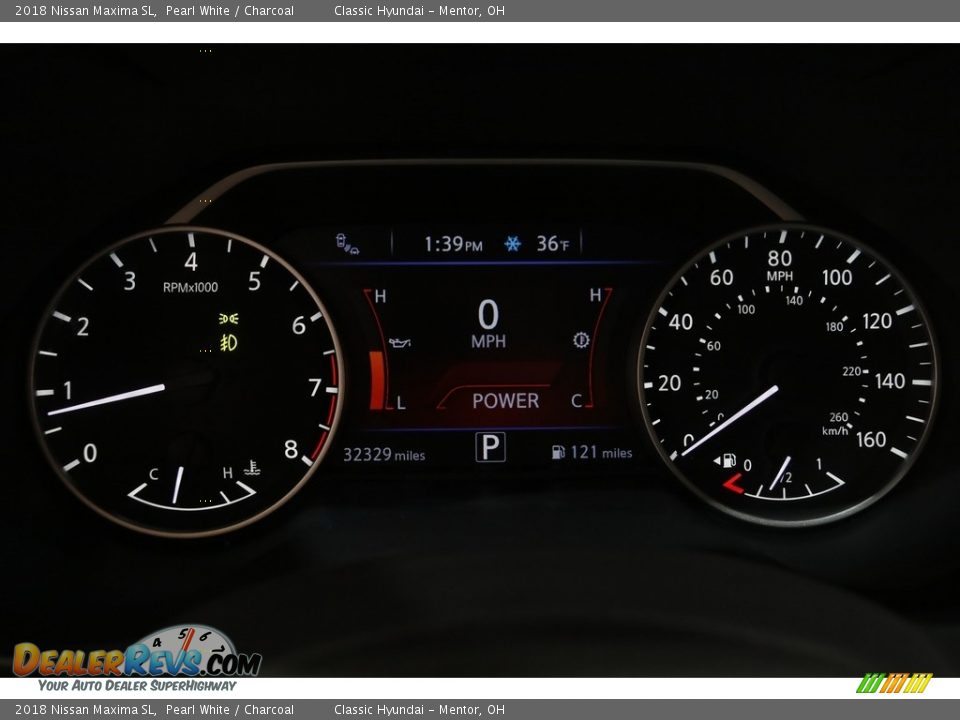2018 Nissan Maxima SL Pearl White / Charcoal Photo #8