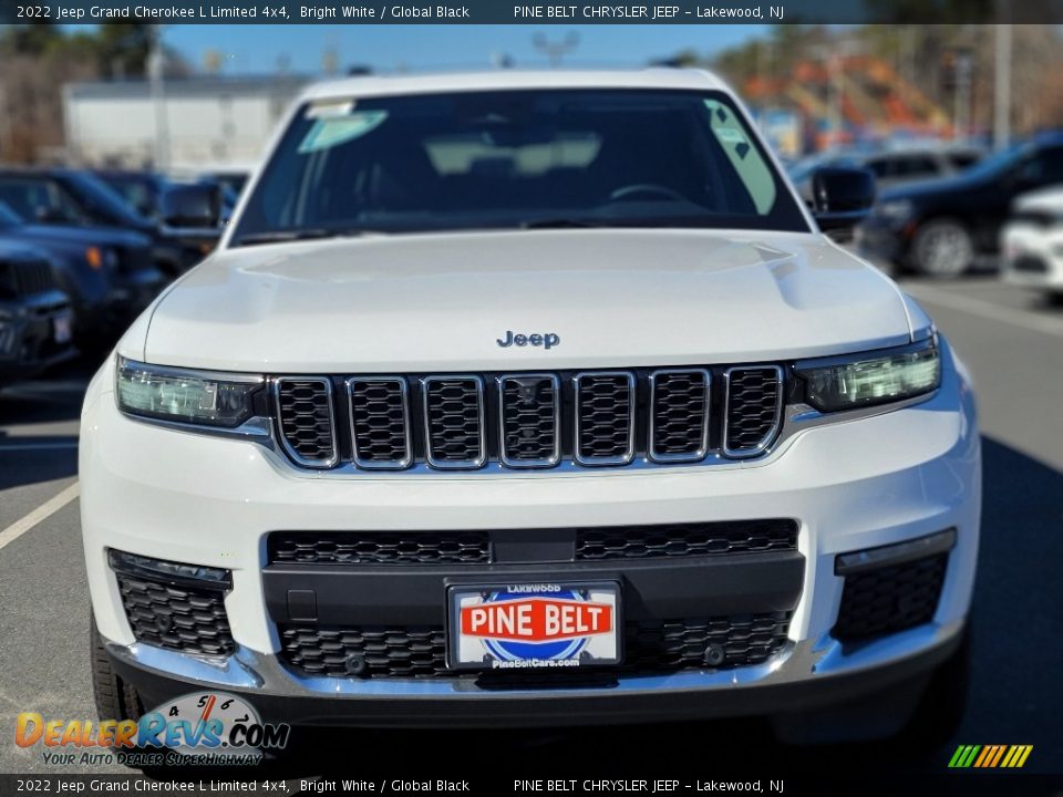 2022 Jeep Grand Cherokee L Limited 4x4 Bright White / Global Black Photo #2