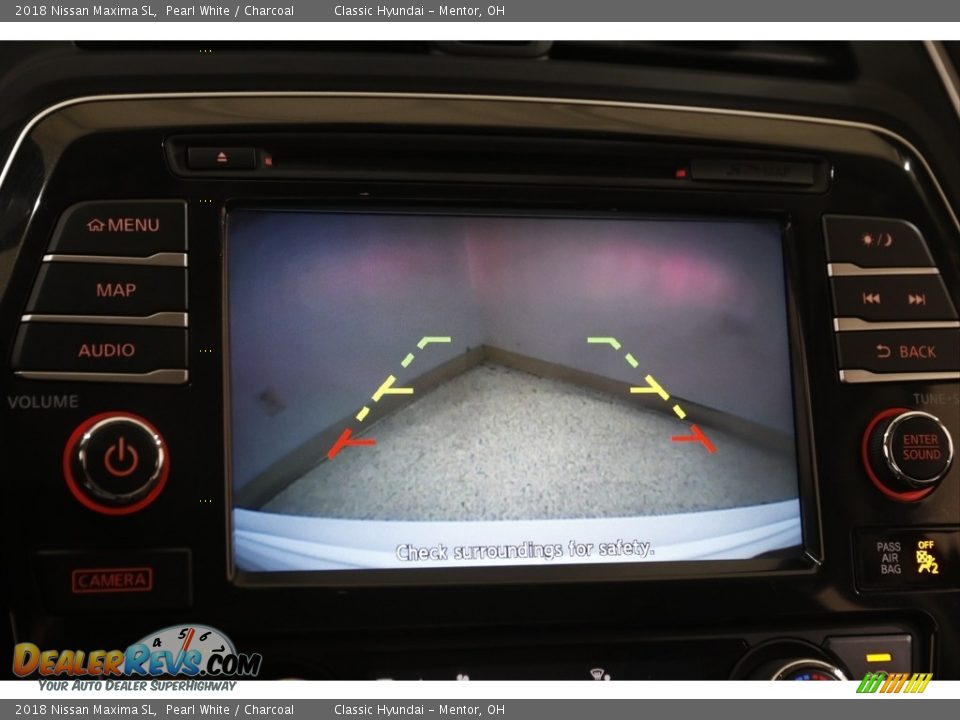 2018 Nissan Maxima SL Pearl White / Charcoal Photo #13