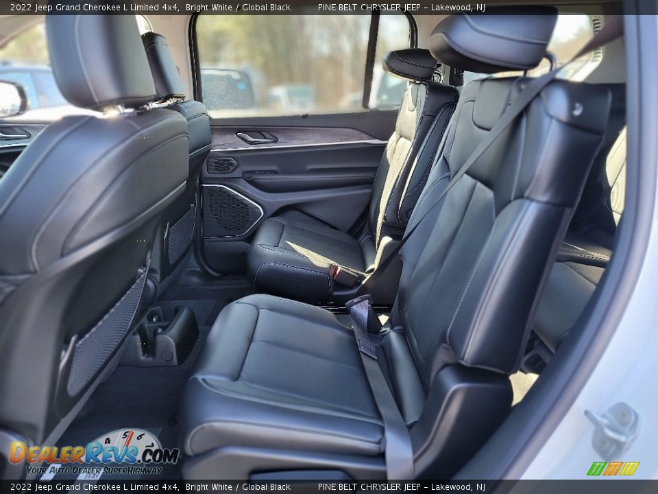 2022 Jeep Grand Cherokee L Limited 4x4 Bright White / Global Black Photo #6