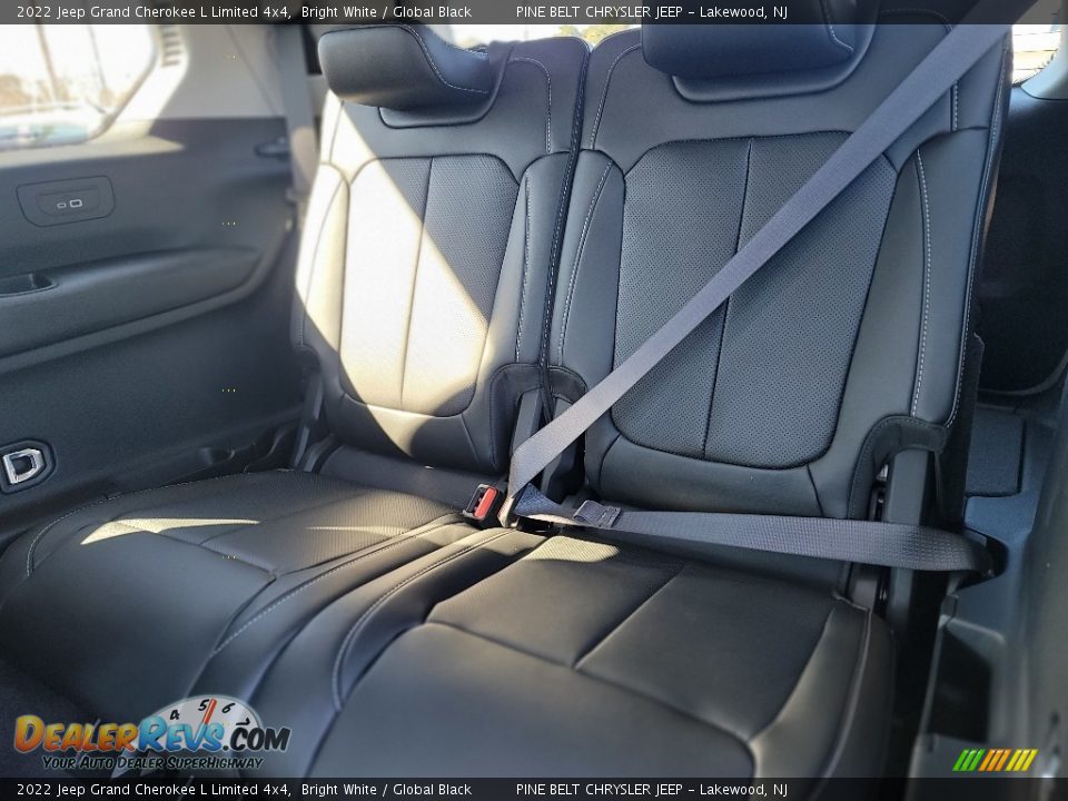 2022 Jeep Grand Cherokee L Limited 4x4 Bright White / Global Black Photo #7