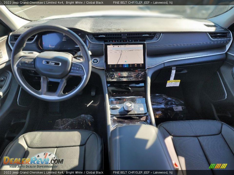 2022 Jeep Grand Cherokee L Limited 4x4 Bright White / Global Black Photo #8