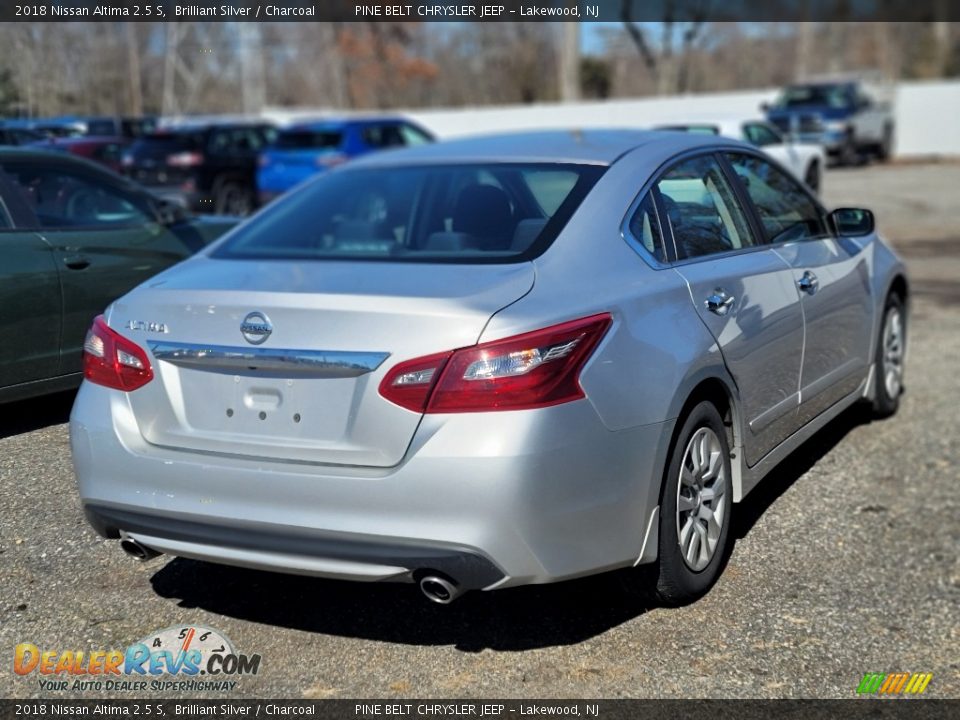 2018 Nissan Altima 2.5 S Brilliant Silver / Charcoal Photo #4