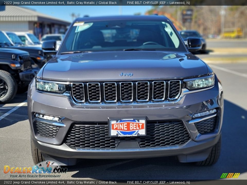 2022 Jeep Grand Cherokee Limited 4x4 Baltic Gray Metallic / Global Black Photo #2