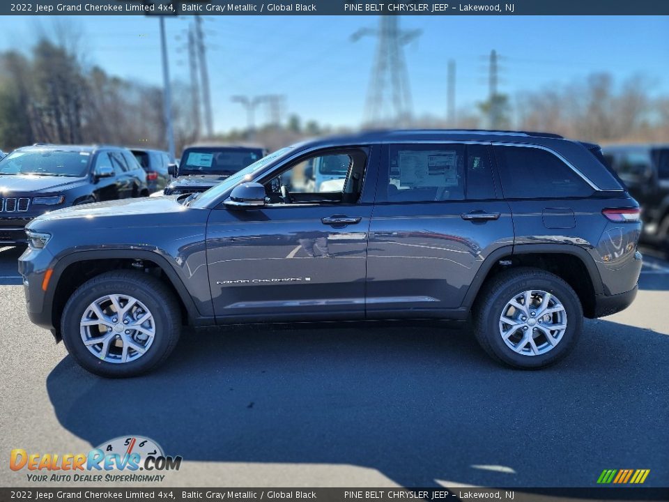 2022 Jeep Grand Cherokee Limited 4x4 Baltic Gray Metallic / Global Black Photo #3