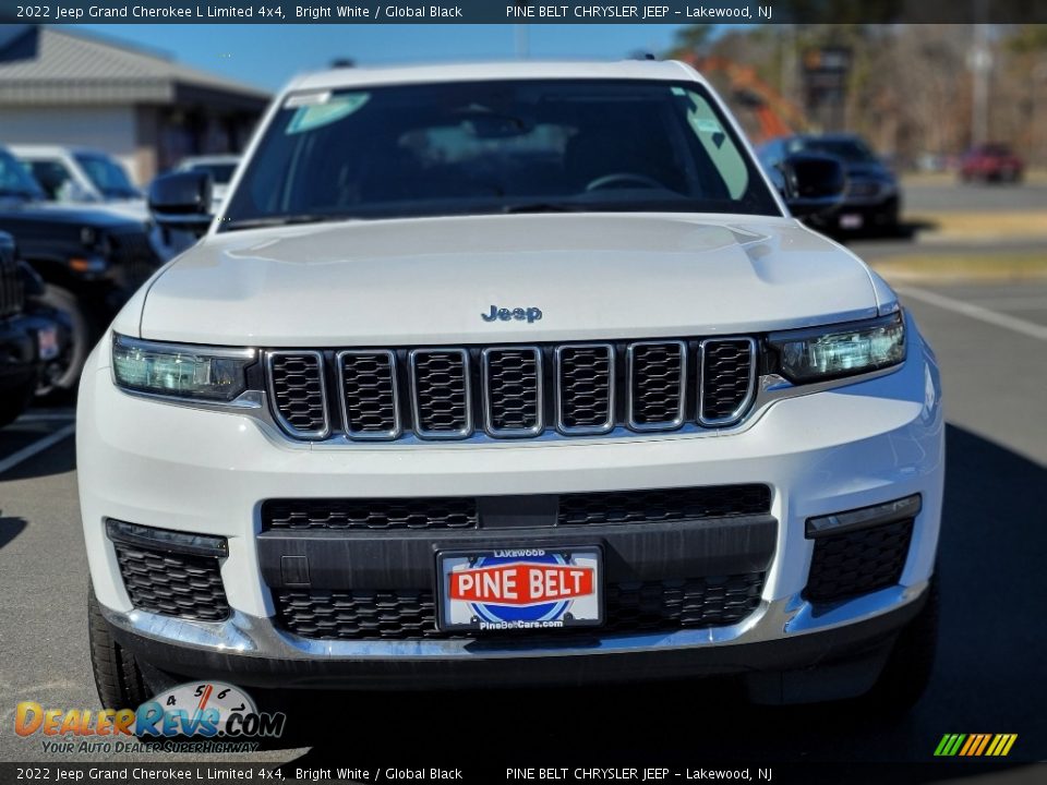 2022 Jeep Grand Cherokee L Limited 4x4 Bright White / Global Black Photo #2