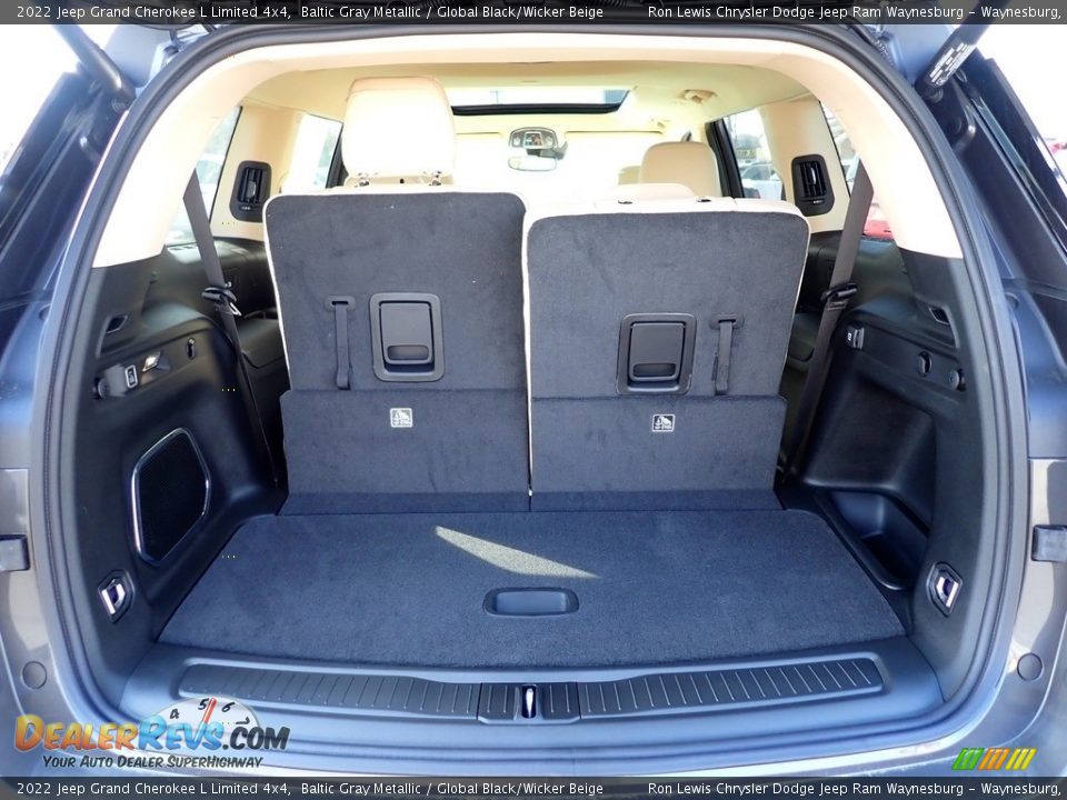 2022 Jeep Grand Cherokee L Limited 4x4 Baltic Gray Metallic / Global Black/Wicker Beige Photo #5