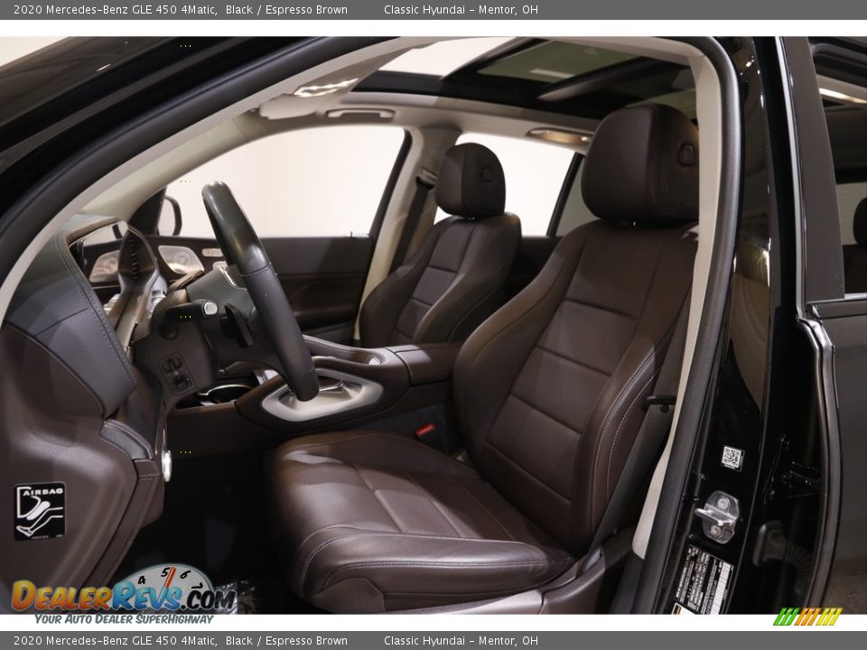 2020 Mercedes-Benz GLE 450 4Matic Black / Espresso Brown Photo #5