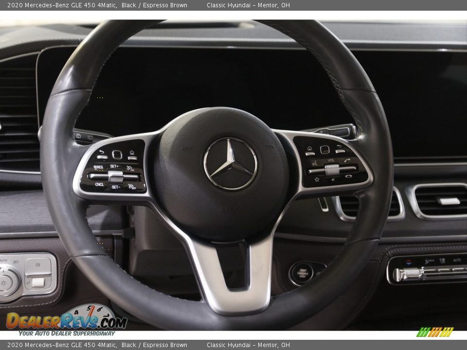 2020 Mercedes-Benz GLE 450 4Matic Black / Espresso Brown Photo #7