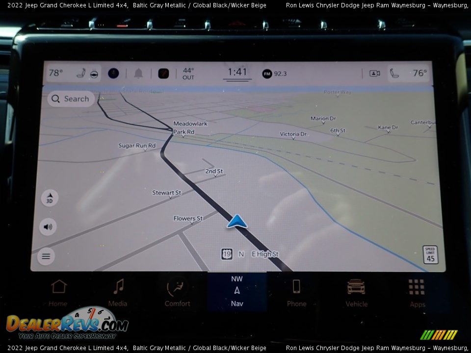 2022 Jeep Grand Cherokee L Limited 4x4 Baltic Gray Metallic / Global Black/Wicker Beige Photo #18