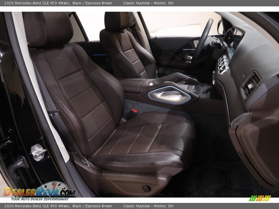 2020 Mercedes-Benz GLE 450 4Matic Black / Espresso Brown Photo #17