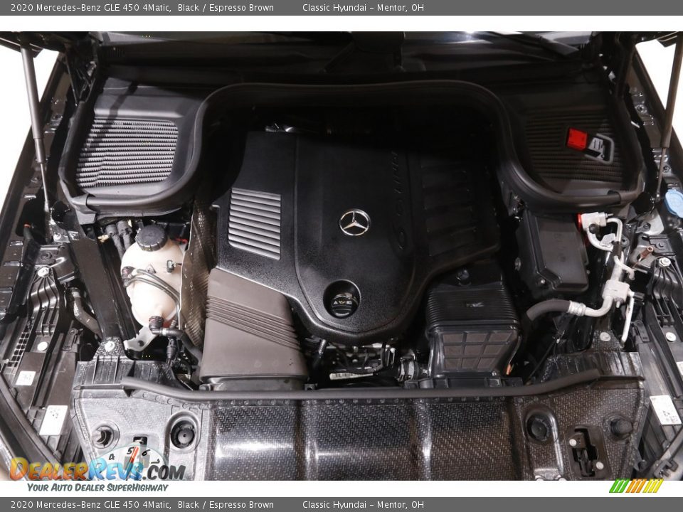 2020 Mercedes-Benz GLE 450 4Matic Black / Espresso Brown Photo #21