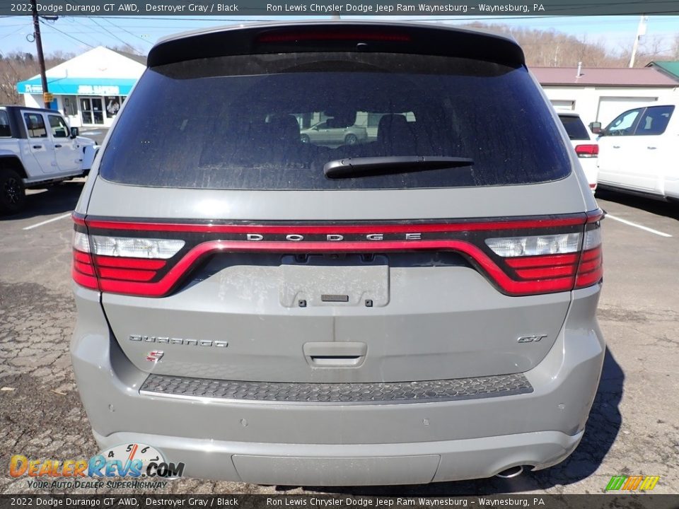 2022 Dodge Durango GT AWD Destroyer Gray / Black Photo #4