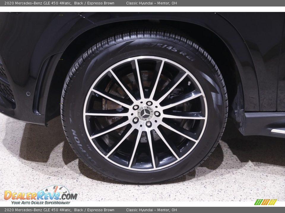 2020 Mercedes-Benz GLE 450 4Matic Black / Espresso Brown Photo #22