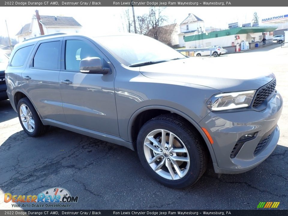 2022 Dodge Durango GT AWD Destroyer Gray / Black Photo #8