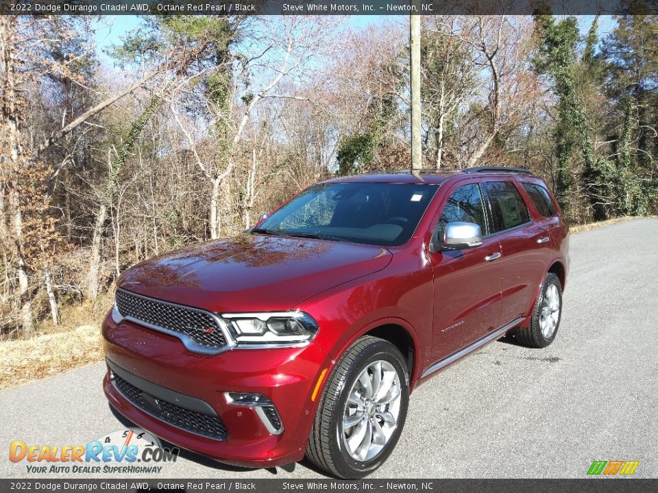 2022 Dodge Durango Citadel AWD Octane Red Pearl / Black Photo #2