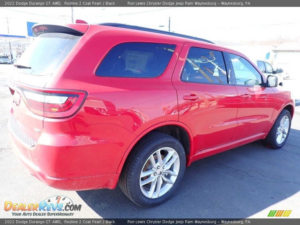 2022 Dodge Durango GT AWD Redline 2 Coat Pearl / Black Photo #6