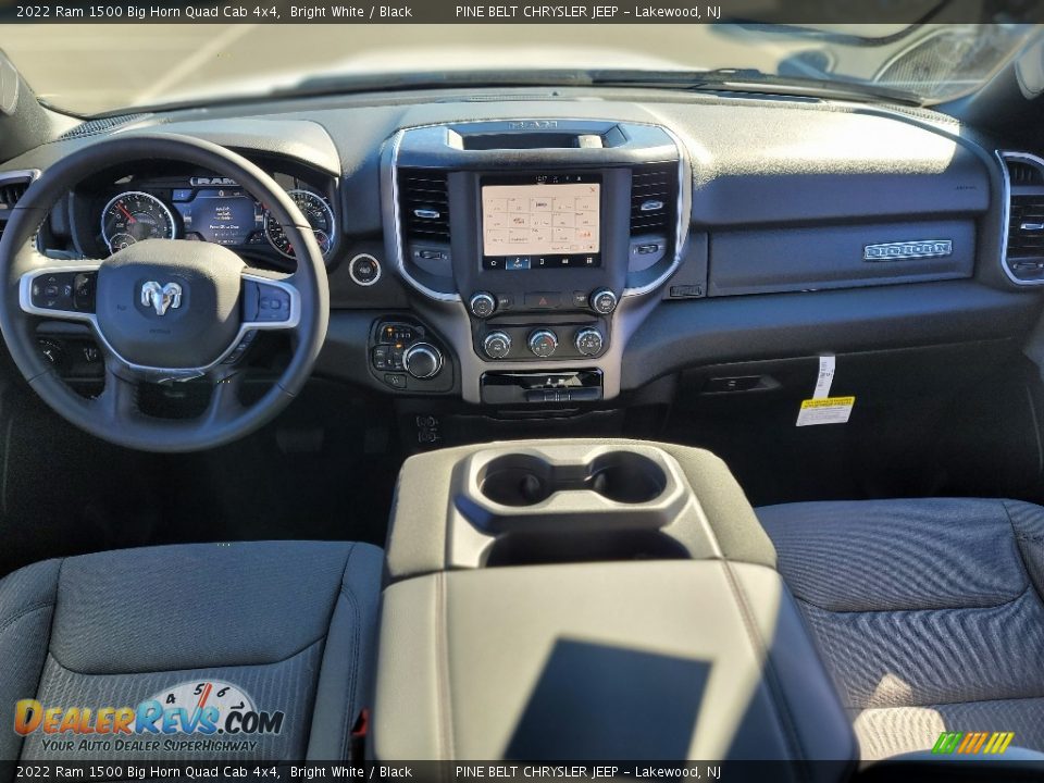 2022 Ram 1500 Big Horn Quad Cab 4x4 Bright White / Black Photo #9