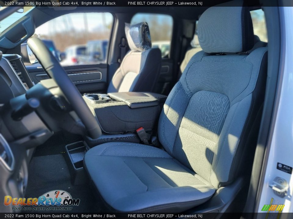 2022 Ram 1500 Big Horn Quad Cab 4x4 Bright White / Black Photo #10