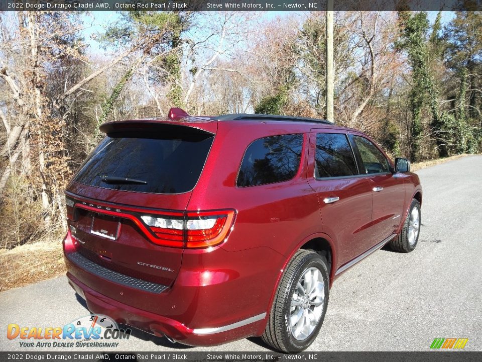 2022 Dodge Durango Citadel AWD Octane Red Pearl / Black Photo #6