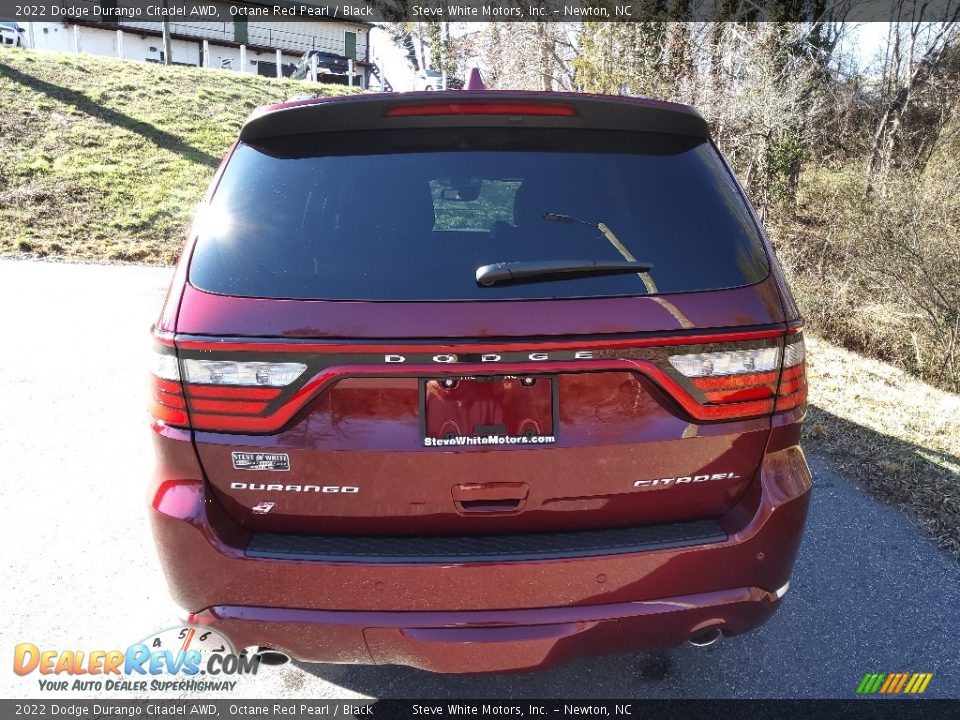 2022 Dodge Durango Citadel AWD Octane Red Pearl / Black Photo #7