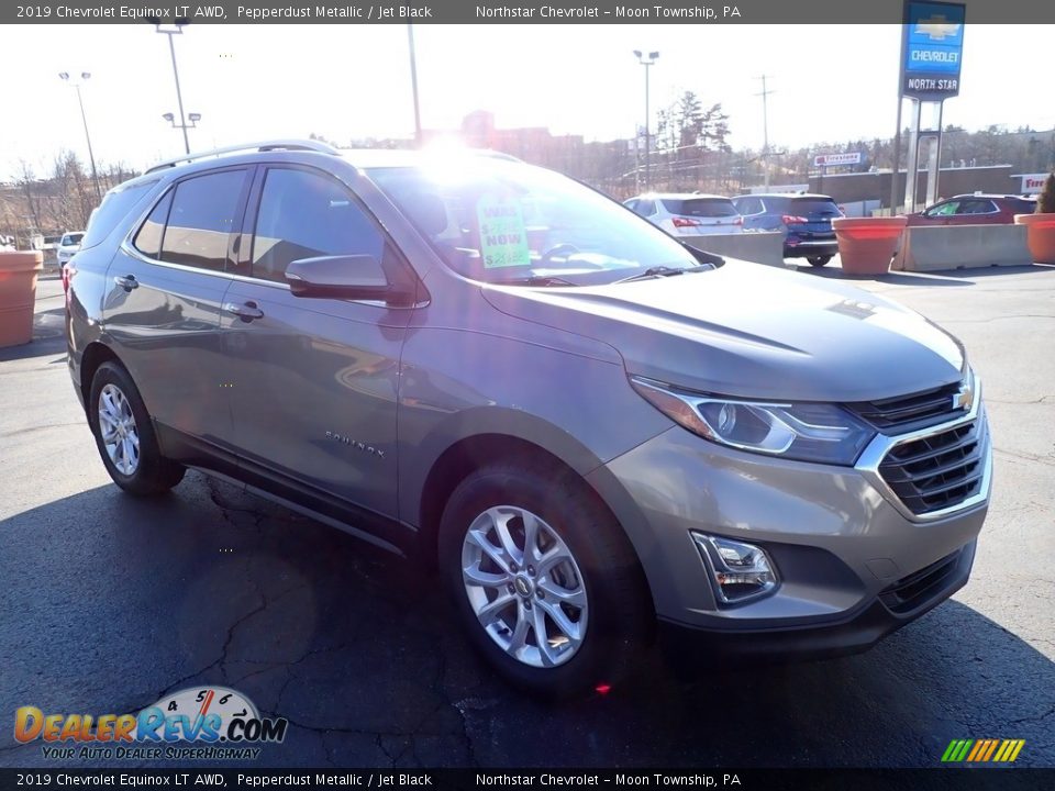 2019 Chevrolet Equinox LT AWD Pepperdust Metallic / Jet Black Photo #11