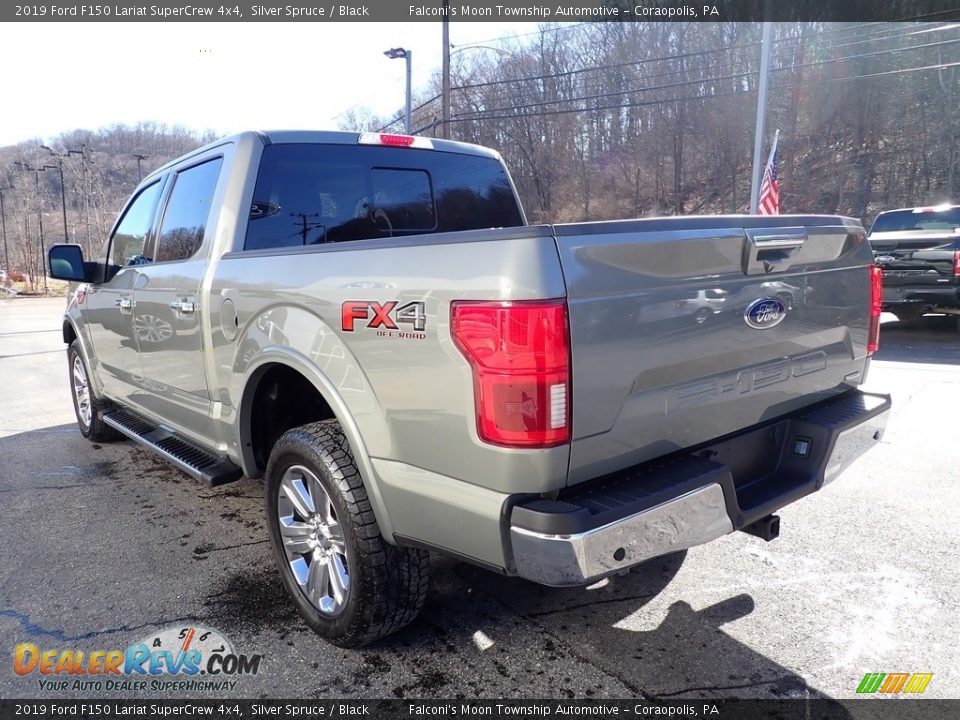 2019 Ford F150 Lariat SuperCrew 4x4 Silver Spruce / Black Photo #4