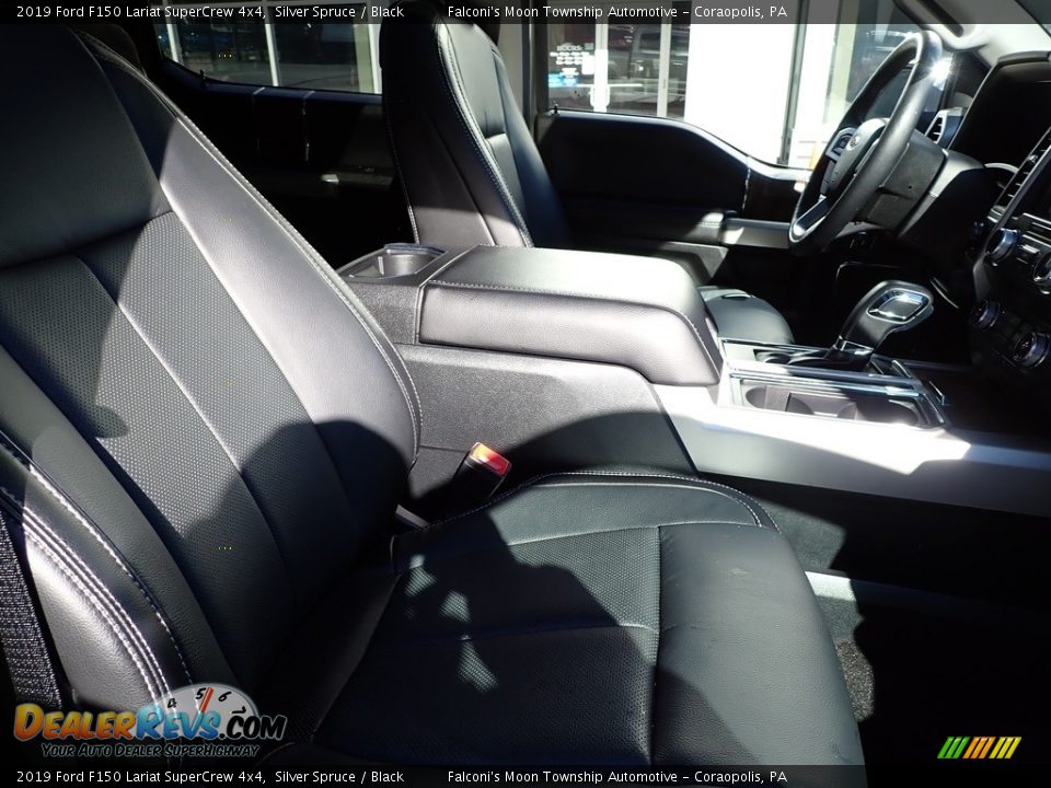 2019 Ford F150 Lariat SuperCrew 4x4 Silver Spruce / Black Photo #10