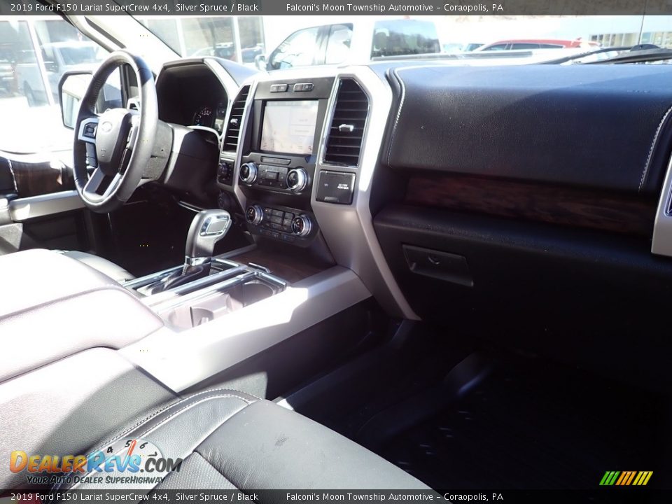 2019 Ford F150 Lariat SuperCrew 4x4 Silver Spruce / Black Photo #11