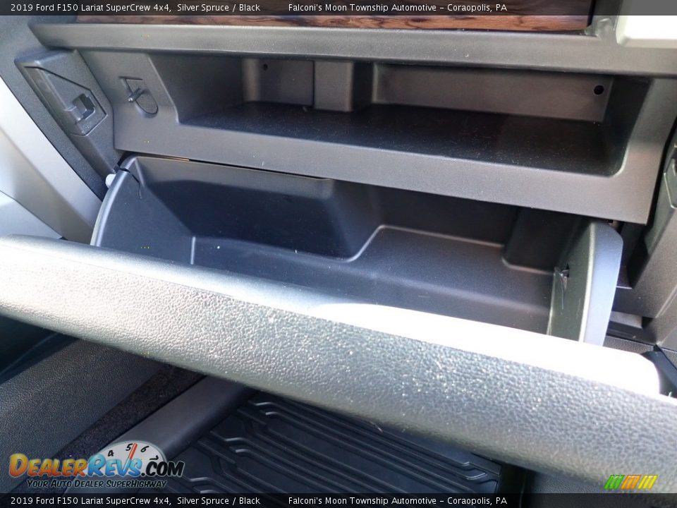 2019 Ford F150 Lariat SuperCrew 4x4 Silver Spruce / Black Photo #13