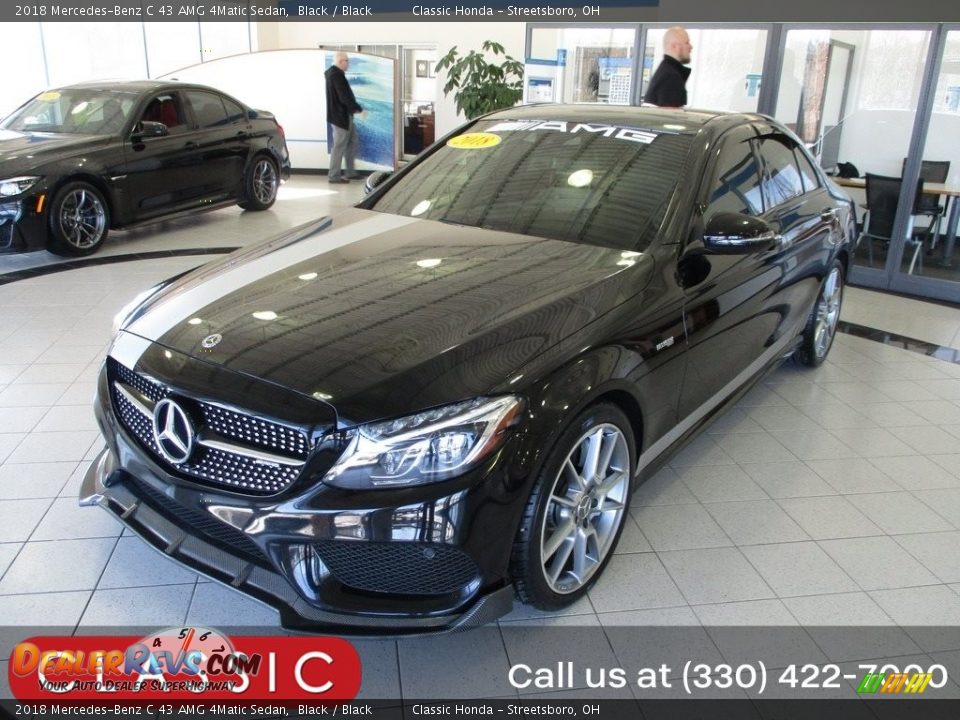 2018 Mercedes-Benz C 43 AMG 4Matic Sedan Black / Black Photo #1