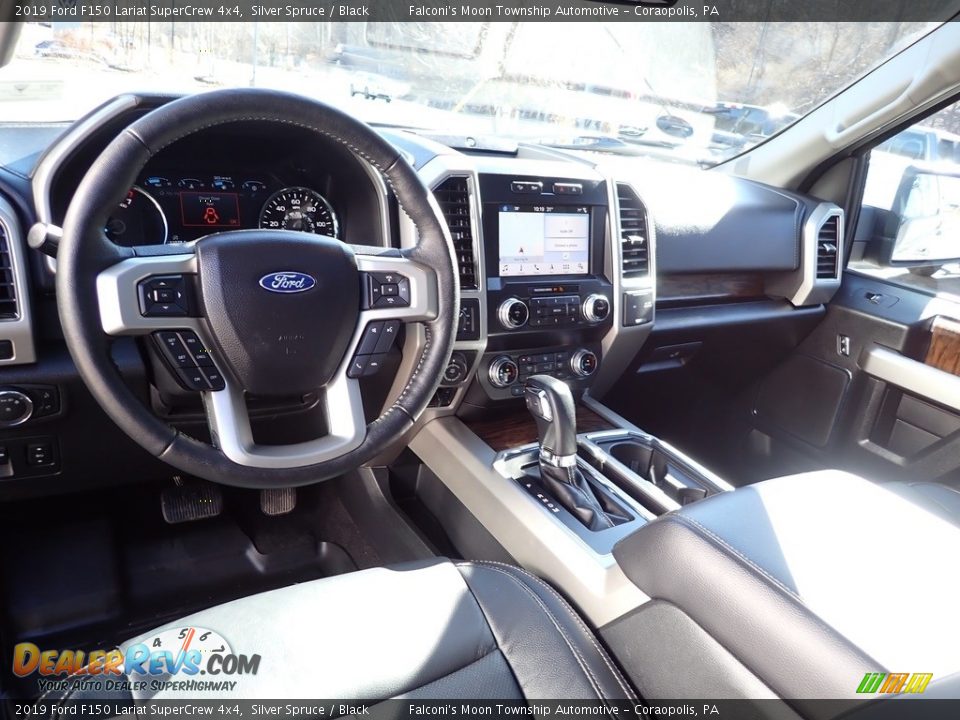 2019 Ford F150 Lariat SuperCrew 4x4 Silver Spruce / Black Photo #20