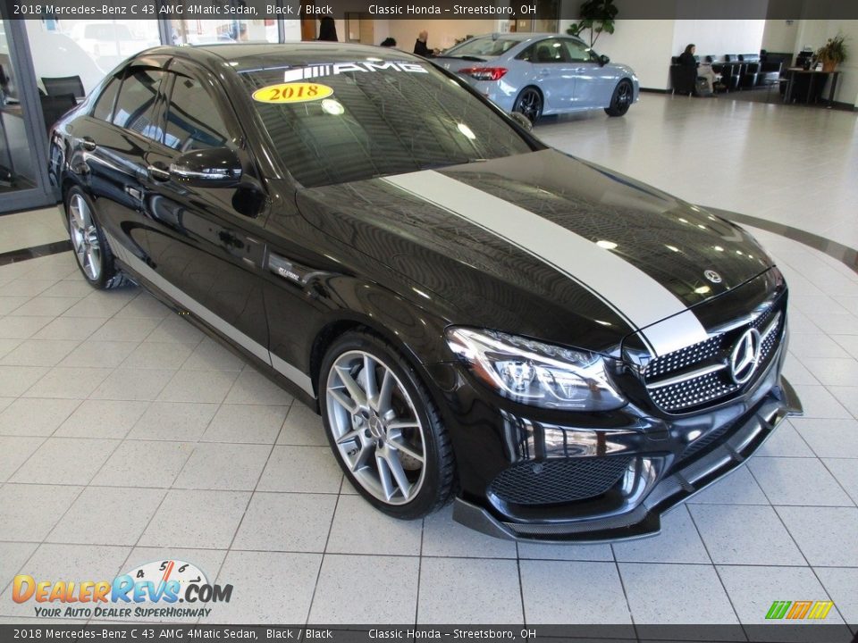2018 Mercedes-Benz C 43 AMG 4Matic Sedan Black / Black Photo #3