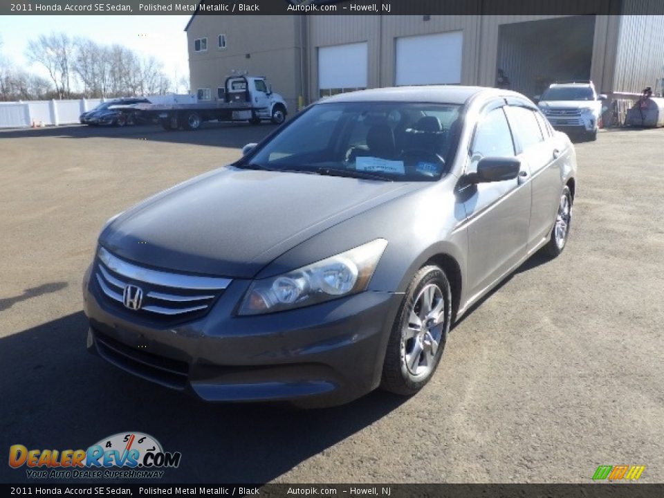 2011 Honda Accord SE Sedan Polished Metal Metallic / Black Photo #1