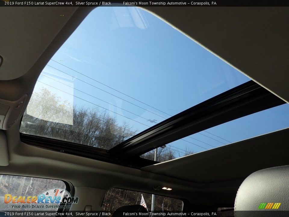 2019 Ford F150 Lariat SuperCrew 4x4 Silver Spruce / Black Photo #24