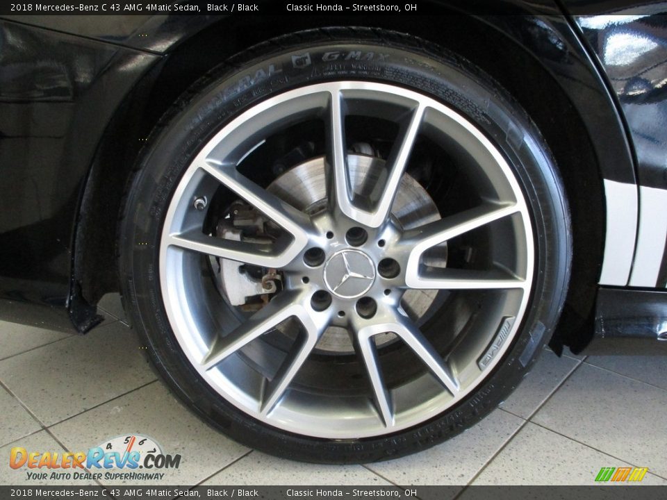 2018 Mercedes-Benz C 43 AMG 4Matic Sedan Black / Black Photo #6