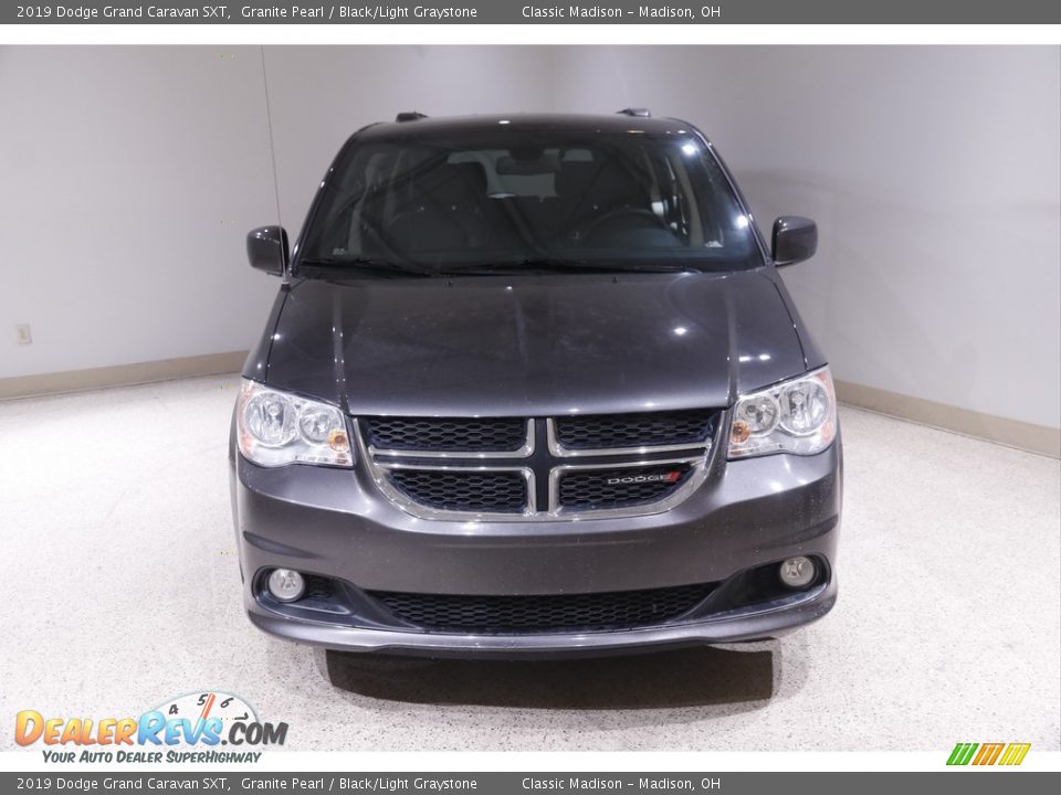 2019 Dodge Grand Caravan SXT Granite Pearl / Black/Light Graystone Photo #2