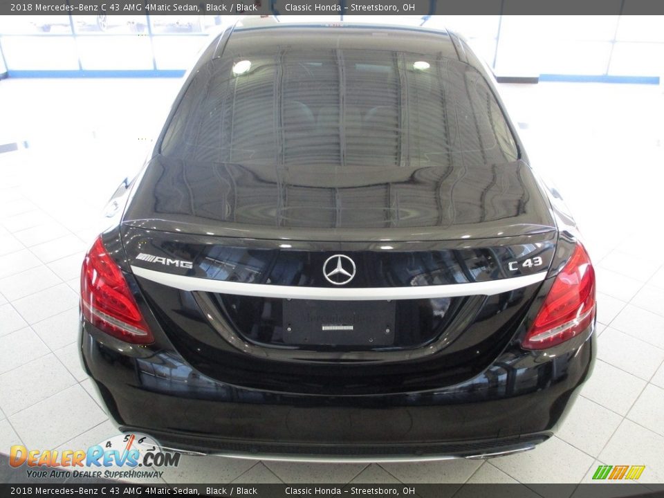 2018 Mercedes-Benz C 43 AMG 4Matic Sedan Black / Black Photo #8