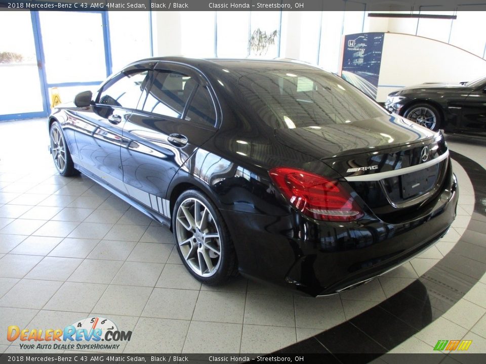 2018 Mercedes-Benz C 43 AMG 4Matic Sedan Black / Black Photo #9